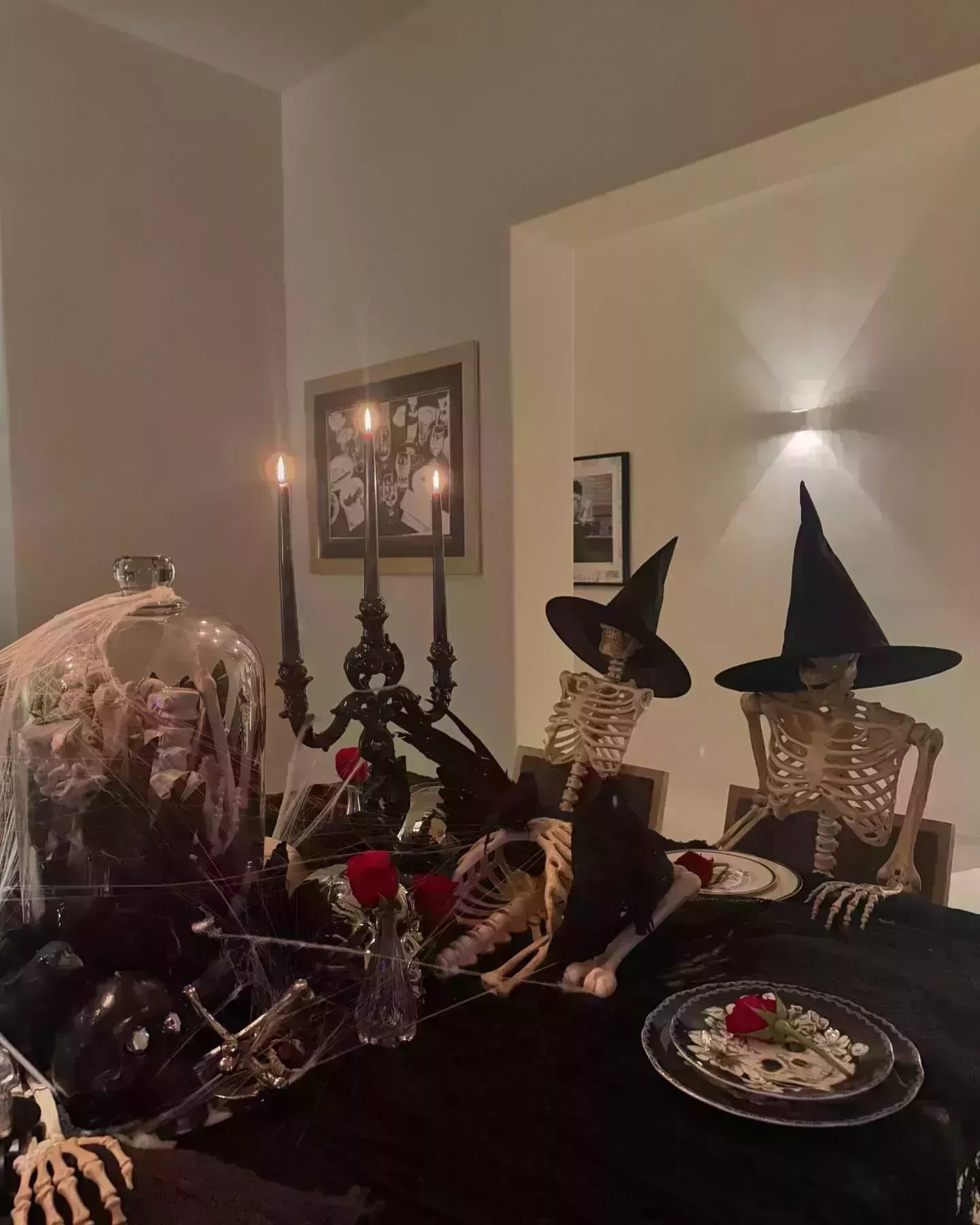 Kourtney Kardashian Barker Halloween Inspiration Costumes and Table Decor-10