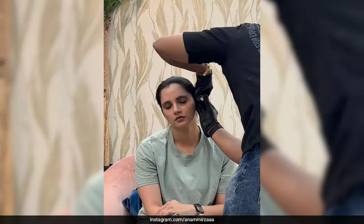 Sania Mirza se hizo un piercing en la oreja en casa con este servicio en Dubái