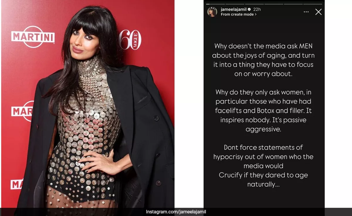 Sobre la igualdad de género en los estándares de belleza, la actriz Jameela Jamil se pregunta por qué no se le pregunta a los hombres