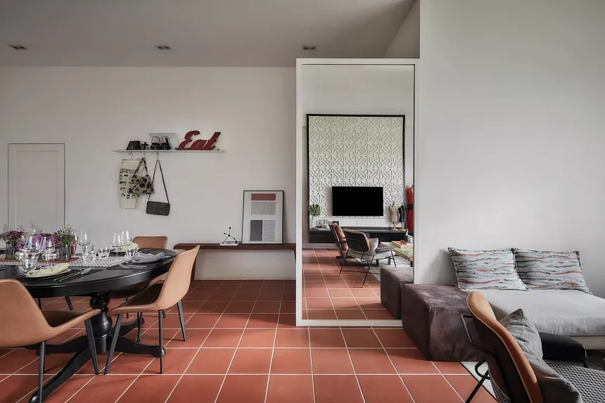 El Hogar Chic: Apartamento en Tiong Bahru que sirve como espacio privado para cenar