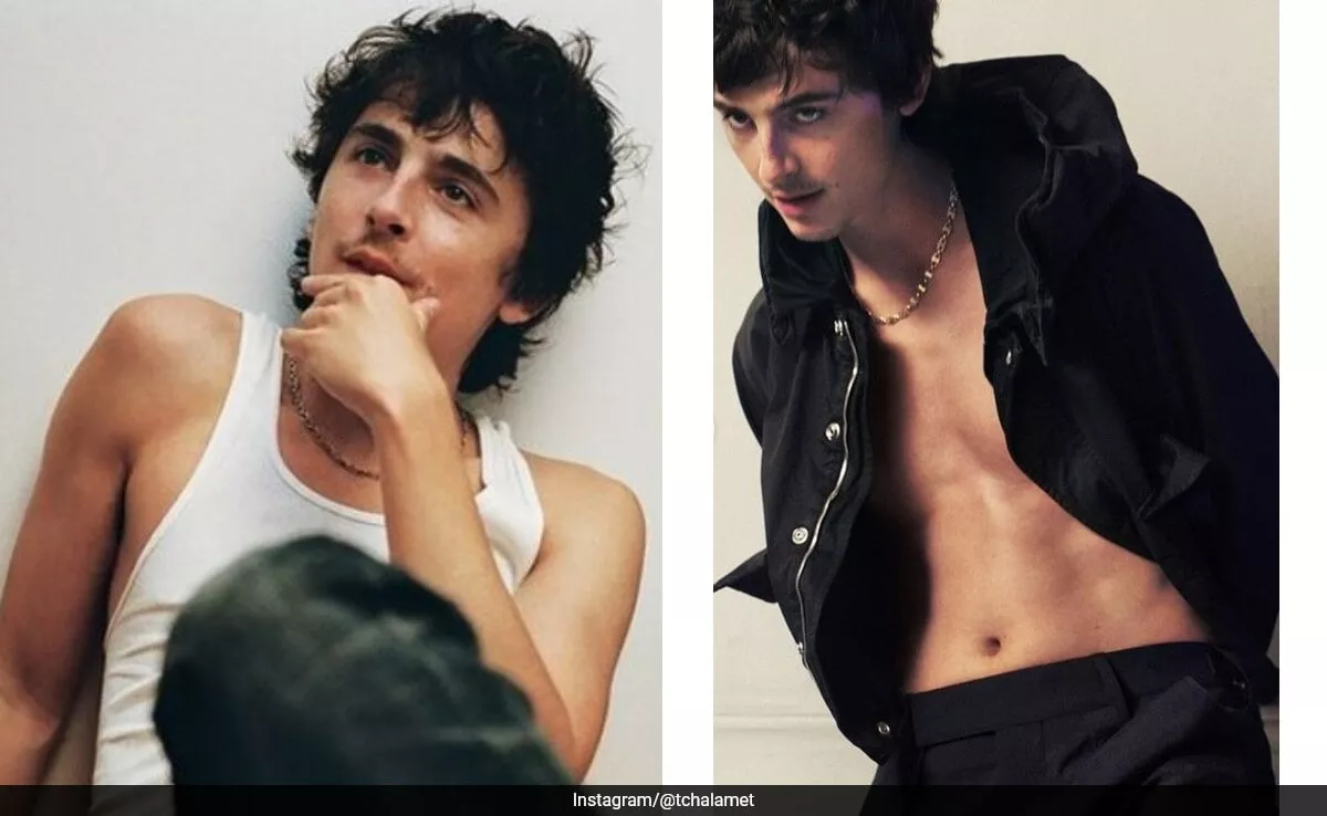 Timothée Chalamet se transforma en Bob Dylan en su última sesión de fotos, ¡con bigote incluido!