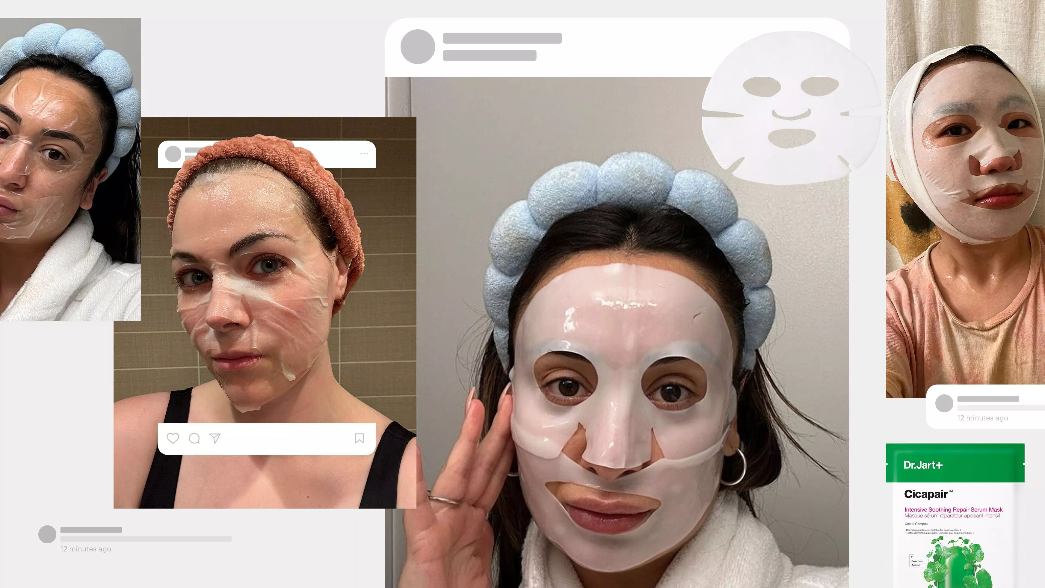 En realidad, las mascarillas de tela están haciendo mucho por tu piel