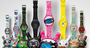 Los relojes más molones de mano de Swatch y Kirdrobot