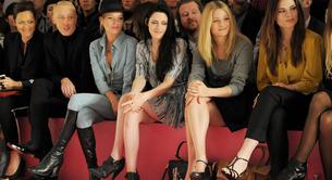 Kristen Stewart comparte primera fila con Kate Moss en el desfile de Mulberry