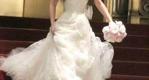 Blair Waldorf de Vera Wang el día de su boda en Gossip Girl