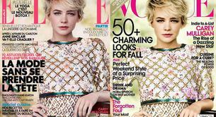 Elle y Vogue con la misma foto de Carey Mulligan en portada