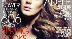 ¡Caramba con Adele! La cantante posa espectacular en la portada de marzo de Vogue