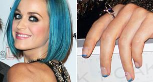 Katy Perry lleva a juego las uñas y el pelo 