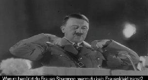 Hitler en un anuncio de champú para hombres ¿es esta la peor idea del mundo?