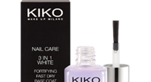 Probamos el esmalte 3 en 1 White de Kiko 