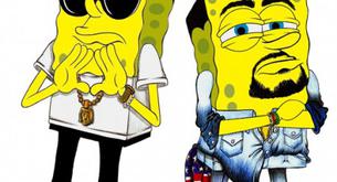 Kanye West y Jay-Z en versión Bob Esponja