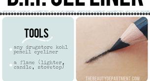 Mira cómo se convierte un lápiz para los ojos en eyeliner tipo gel 