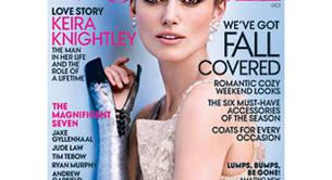 Keira Knightley de 10 en la portada de Vogue 