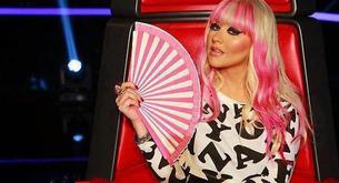 Christina Aguilera con su peor look en The Voice 