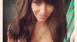 Kim Kardashian cambia de look y se pone flequillo 