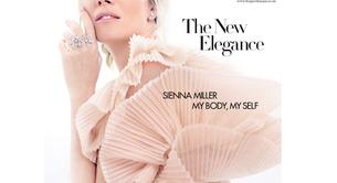 Sienna Miller en portada de Harper's Bazaar UK  