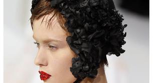 Labios cristalizados en el desfile de Dior  