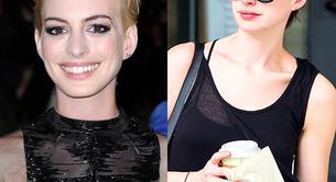 Anne Hathaway abandona el pelo rubio y vuelve al moreno 