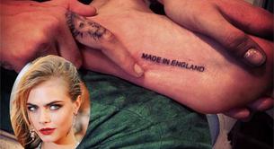 Cara Delevingne y su nuevo tatuaje Made in England 