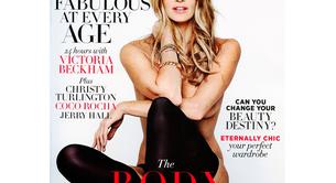 Elle Mcpherson repite su posado en Playboy para Harper's Bazaar 