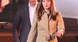 Jamie Dornan y Dakota Johnson, fotos del rodaje de Cincuenta Sombras de Grey