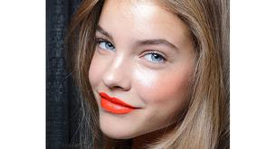 Tendencia maquillaje 2014, labios naranjas