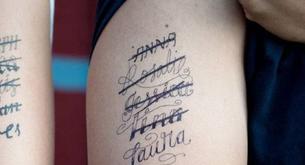 Como borrar el tatuaje dedicado a un ex