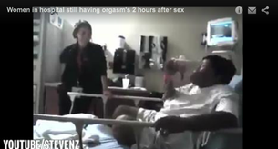 Mujer hospitalizada por dos horas de orgasmo