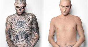 El chico zombie se 'quita' los tatuajes