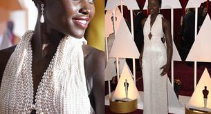 En el vestido de Lupita Nyong'o de los Oscar había... ¡6.000 perlas!