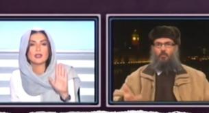 Así reacciona esta presentadora libanesa cuando un clérigo islamista la manda callar en directo