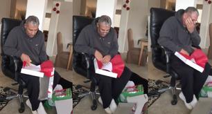 La reacción de este hombre al abrir su regalo de Navidad conmueve a la red