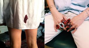 Esta diseñadora convierte lo peor de la menstruación en increíbles joyas