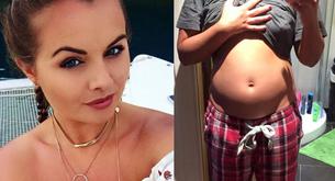 Esta miss mostró el aspecto de su barriga para demostrar que 'no todo es lo que parece'