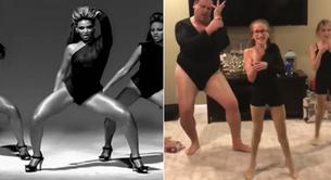 Este padre se aprendió la coreografía de 'All the single ladies' para bailar con sus hijas